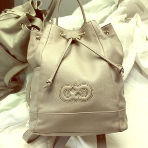 Cole Haan Hayes Leather Backpack - Gray